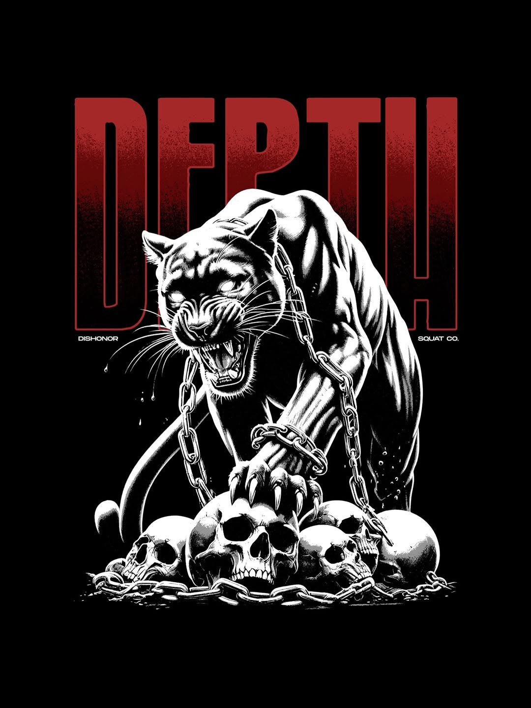 (                                                                                                                                                                                                                                      DBDS Squat Panther Tee