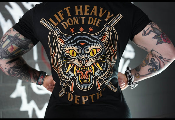 (                                                                                                                                                                                                                                       Lift Heavy Dont Die Tee