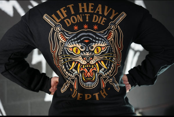 (                                                                                                                                                                                                                                   Lift Heavy Dont Die Sweater