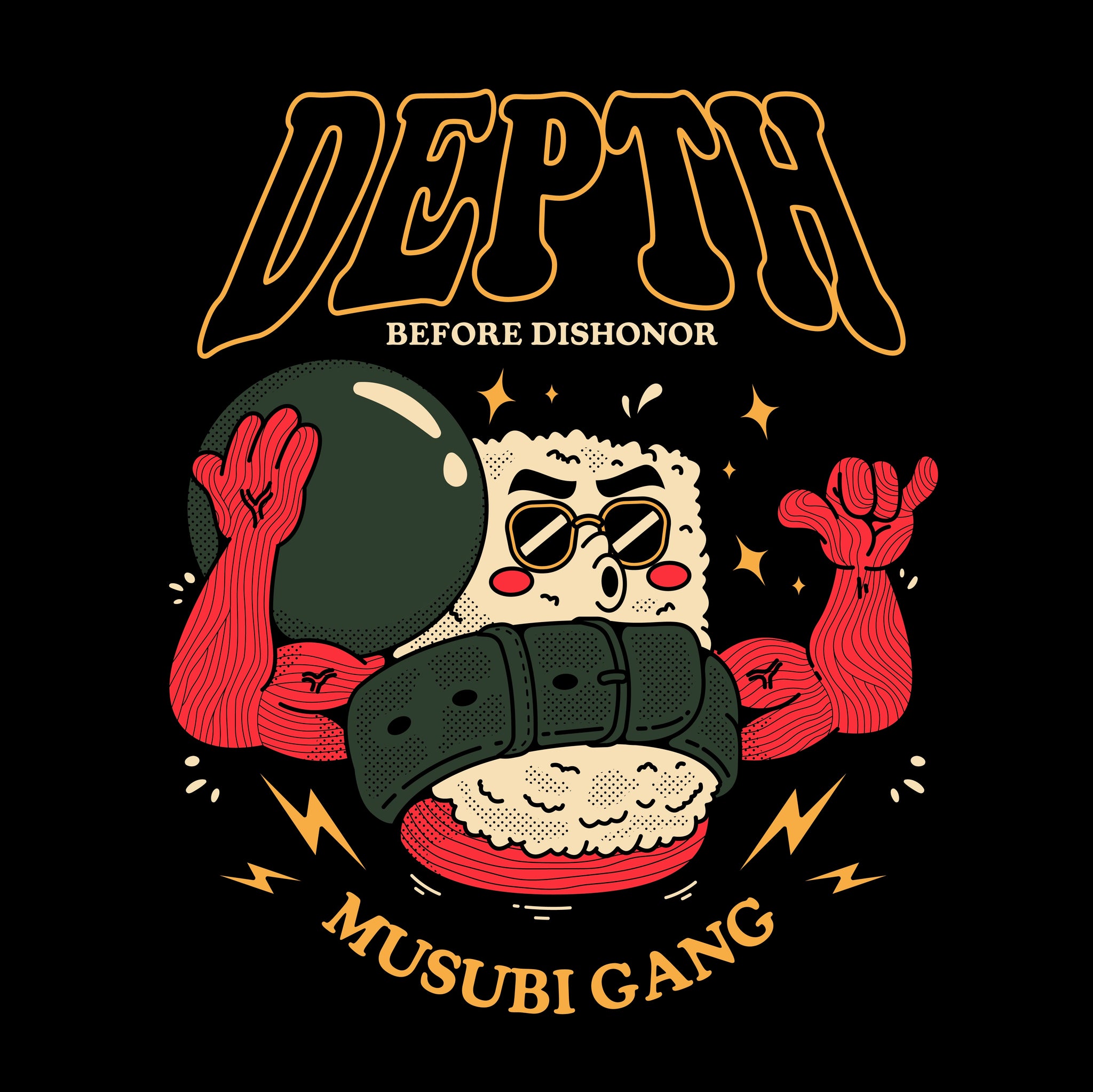 (                                                                                                                                                                                                                               DBDS Musubi Gang Tee Presale
