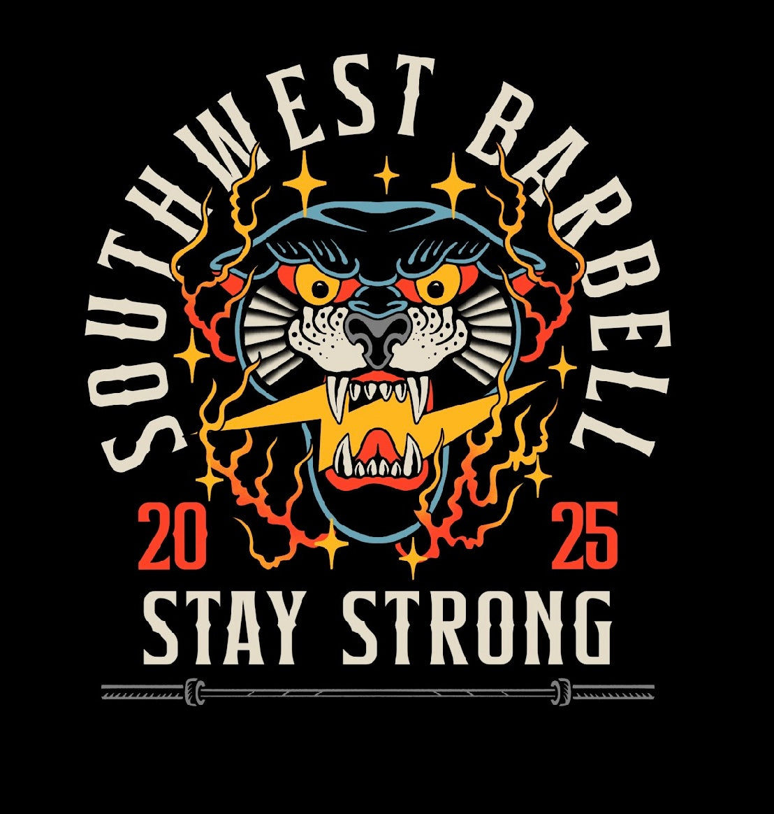 (                                                                                                                                                                                                            Southwest Barbell Stay Strong Tee