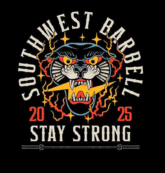 (                                                                                                                                                                                                            Southwest Barbell Stay Strong Tee