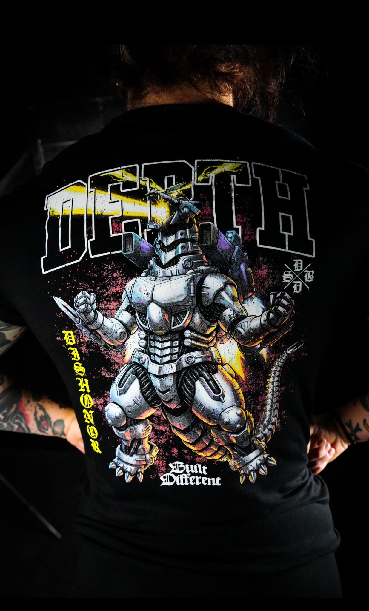 (                                                                                                                                                                                                                                     Built Different Kaiju Tee