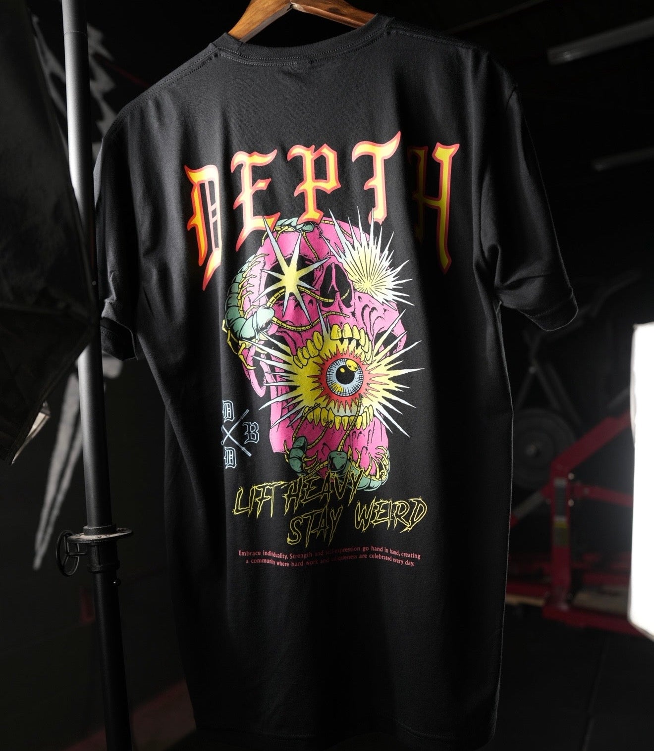 Lift Heavy Stay Weird Tee 7.0