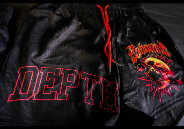 (                                                                                                                                                                                                        DBDS Mesh Shorts (Red Dishonor)