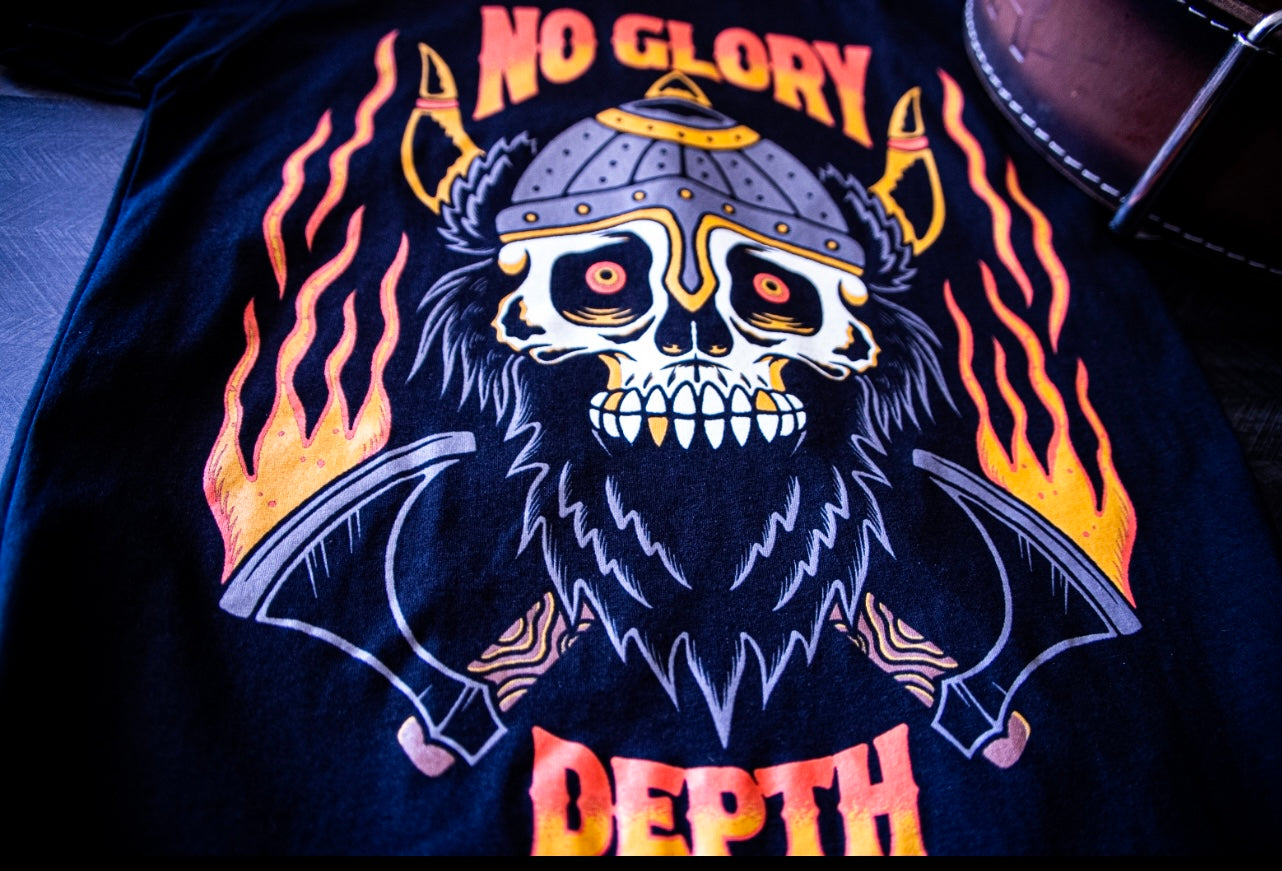 (                                                                                                                                                       No Glory (Front Logo)