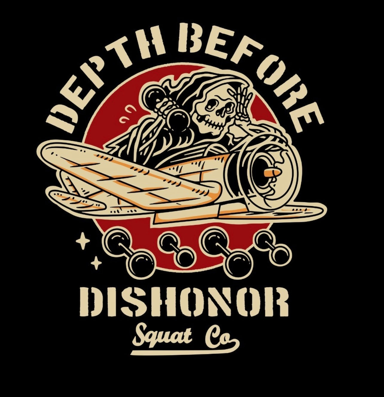 (                                                               DBDS Death By Dumbbell (Front Logo)