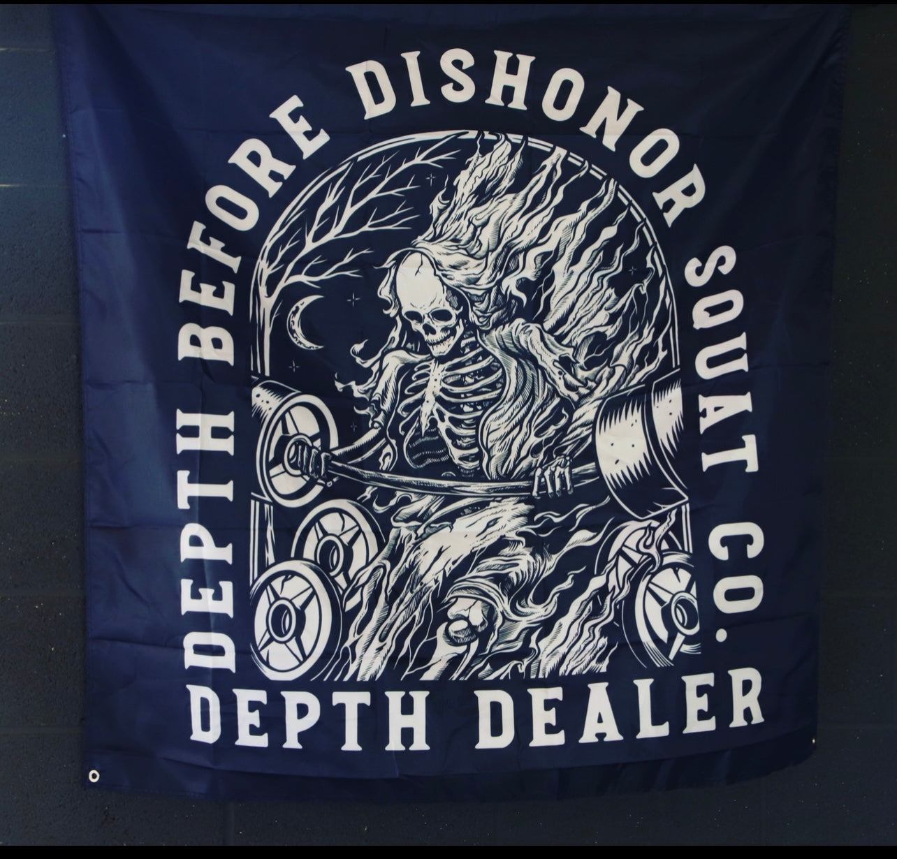 (                                                         Depth Dealer GYM Banner/Flag