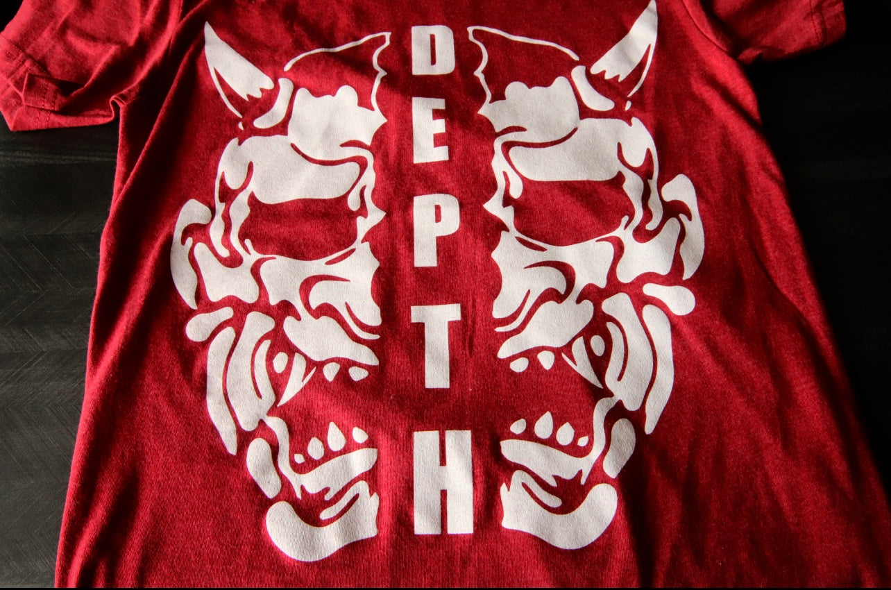 (                                                                                                                                                          Depth Oni (Front Logo).